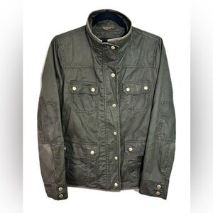 J.Crew Women's Relaxed Boyfriend Field Jacket  Size Medium  Military Green